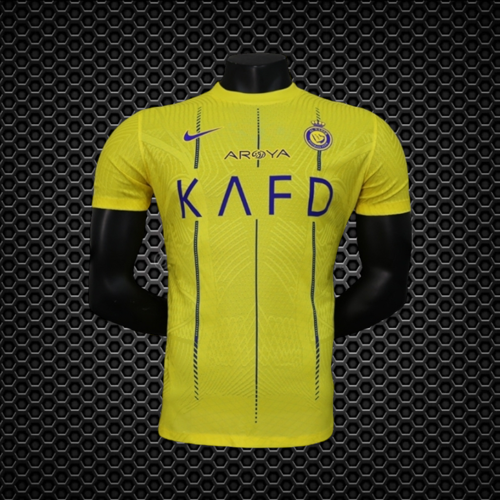 Al Nassr - Camisola 23/24  - VERSÃO JOGADOR (LER DESCRIÇÃO)