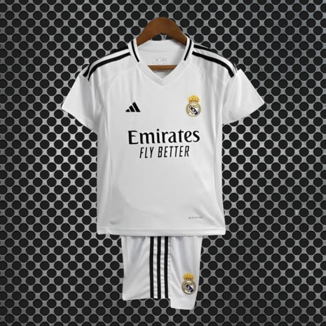 Real Madrid - Kit Criança e Adulto 24/25