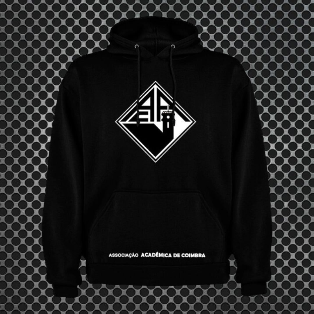 Académica de Coimbra - Sweat-shirt com capuz - Preta