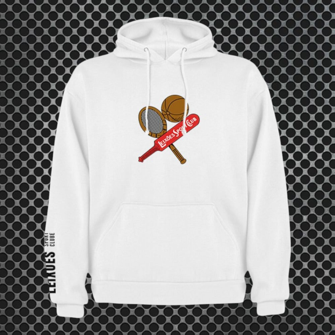 Leixões - Sweat-shirt com capuz - Branca