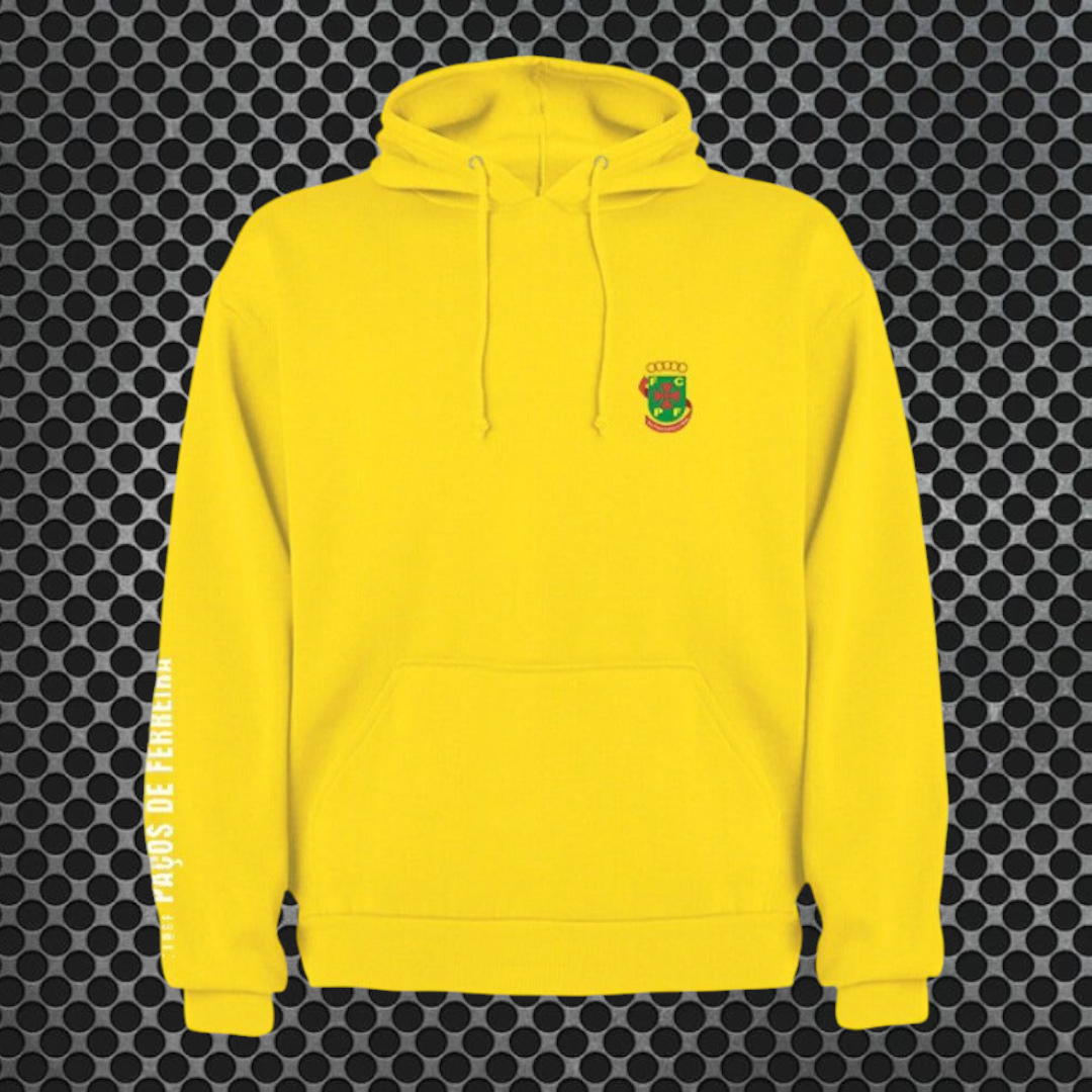 Paços de Ferreira - Sweat-shirt com capuz - Amarela