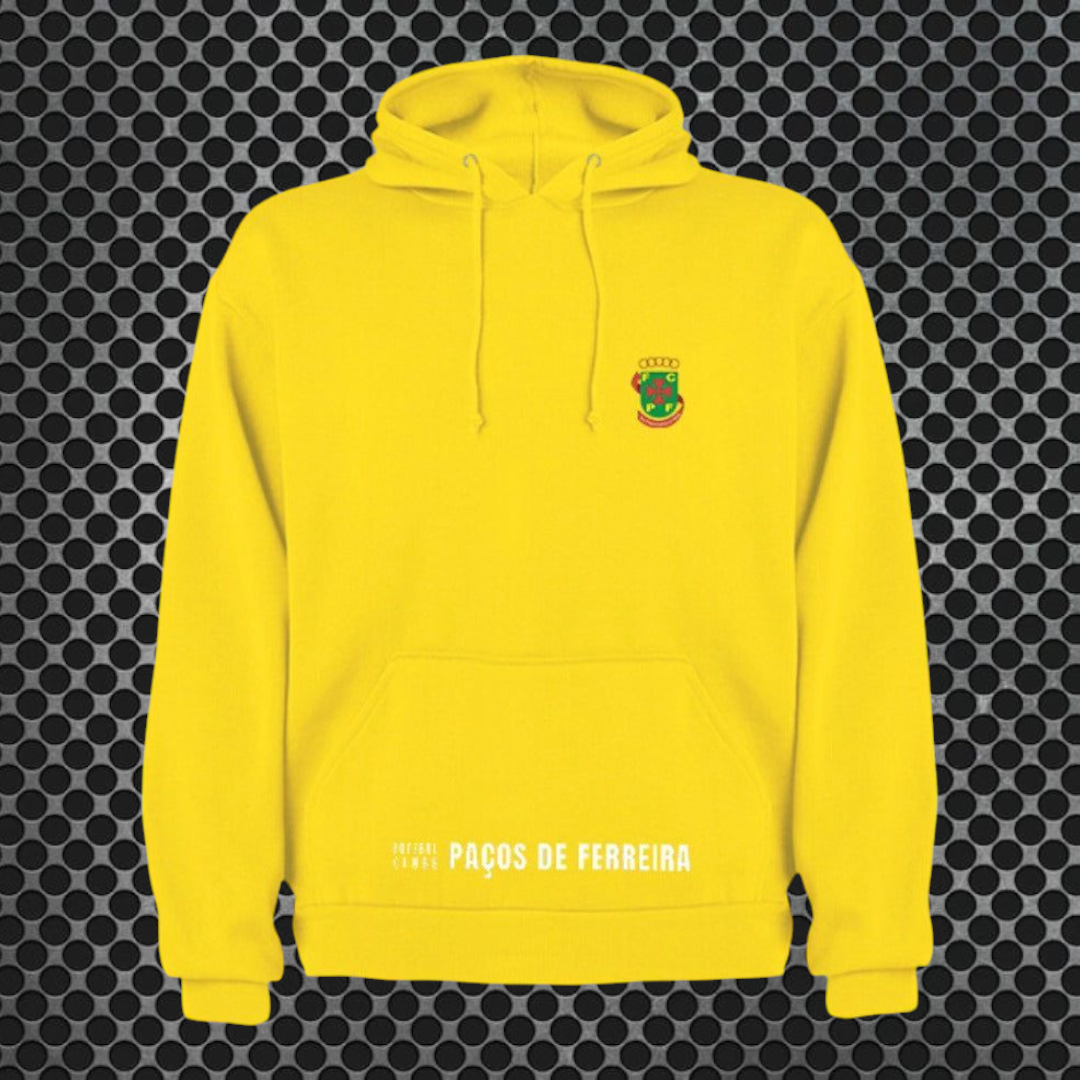 Paços de Ferreira - Sweat-shirt com capuz - Amarela